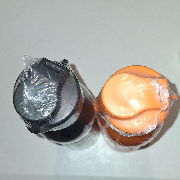 NWT Crivit Black & Orange Water Bottles - Picture 3 of 4